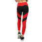 Legging de yoga taille haute à motif cœur pour femme