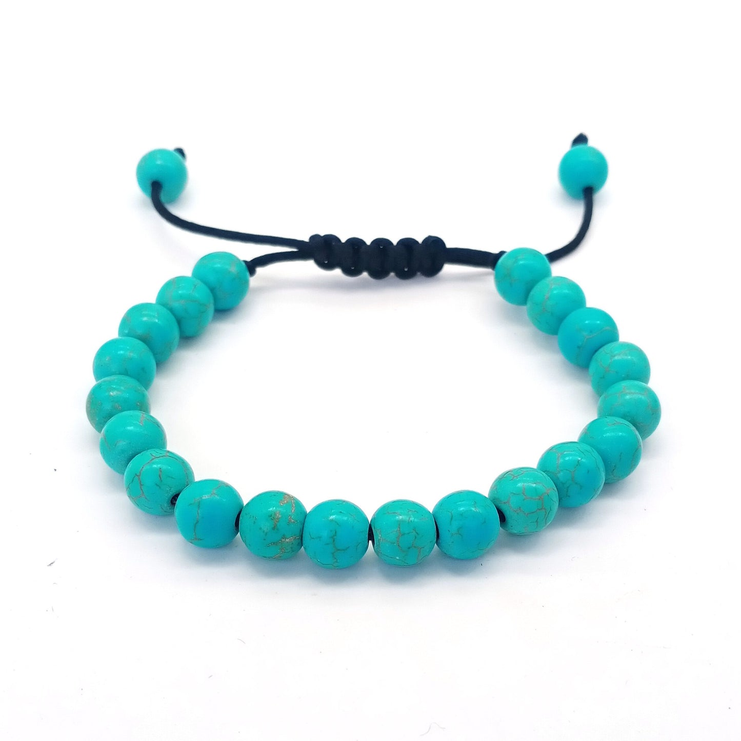 Bracelet œil de tigre 8 mm tressé ajustable