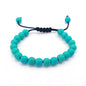 Bracelet œil de tigre 8 mm tressé ajustable