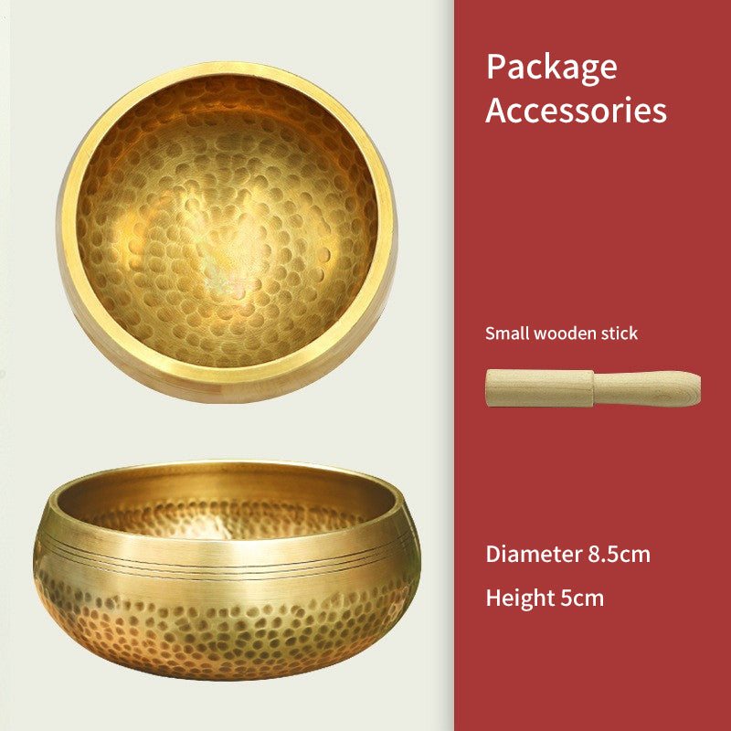 Hand-crafted Tibetan singing bowl for meditation