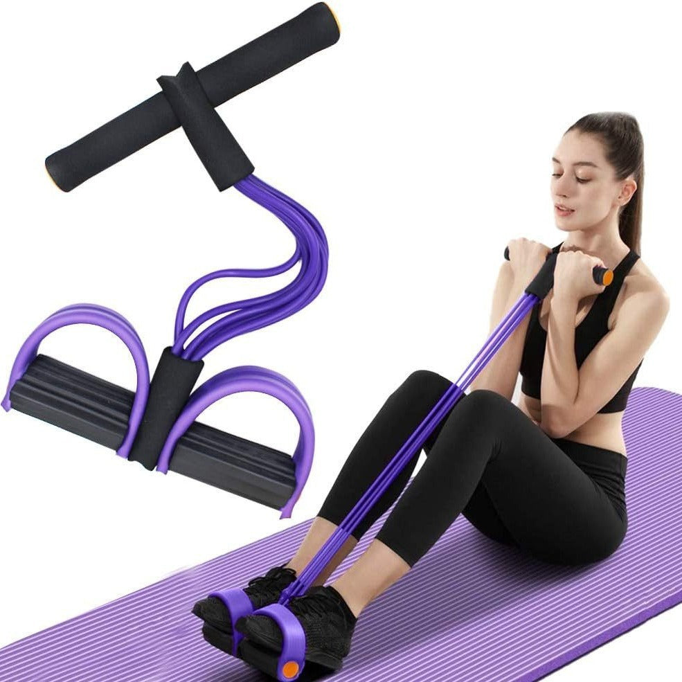 Corde de tension à 6 tubes avec pédale pour abdominaux