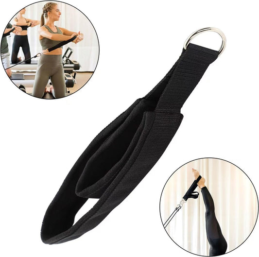 Double-D-ring ankle and wrist strap