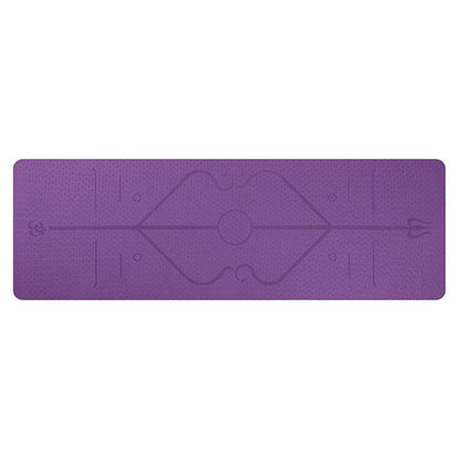 TPE Yoga Mat with Alignment Lines (Beginner)