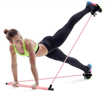 Barre de Pilates avec cordes de résistance
