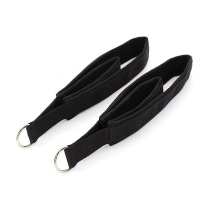 Double-D-ring ankle and wrist strap