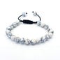 Bracelet œil de tigre 8 mm tressé ajustable