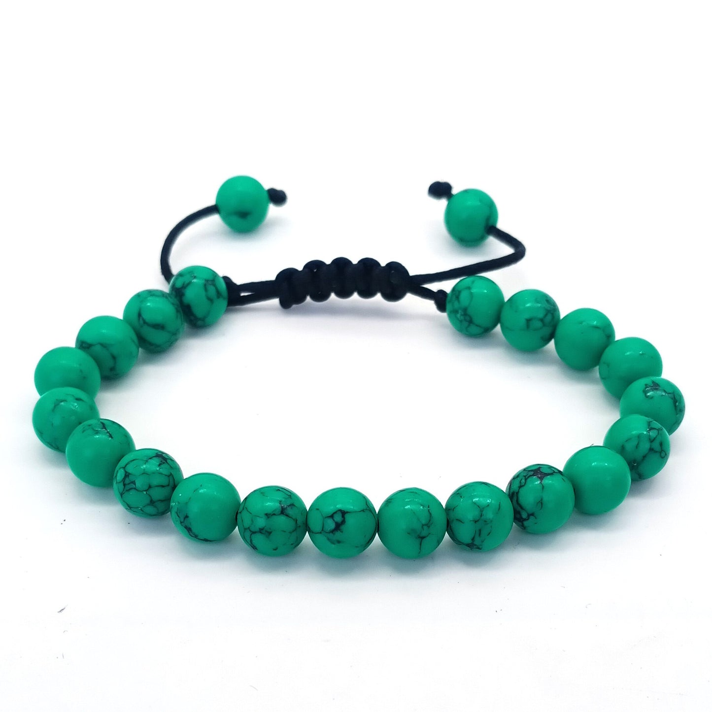Bracelet œil de tigre 8 mm tressé ajustable