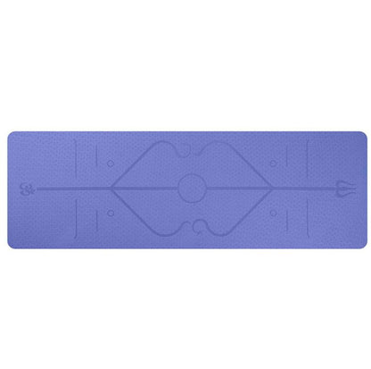 TPE Yoga Mat with Alignment Lines (Beginner)