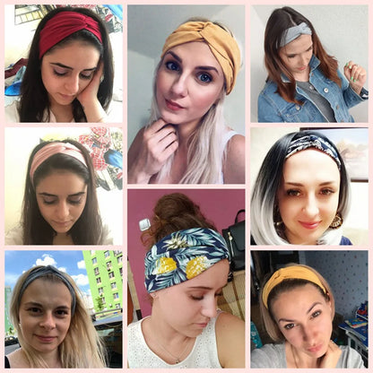Non-slip Elastic Yoga Headband (13 Colors)