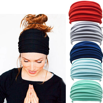 Non-slip Elastic Yoga Headband (13 Colors)