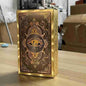 Jeu de tarot bilingue (espagnol et anglais) à feuilles dorées avec guide - 78 cartes spirituelles en PVC imperméable et infroissable