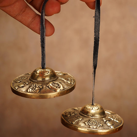 Pure Copper Contact Bell for Professional Meditation, Yoga, and Mindfulness.
