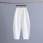 Women's articulated plain Zen meditation trousers