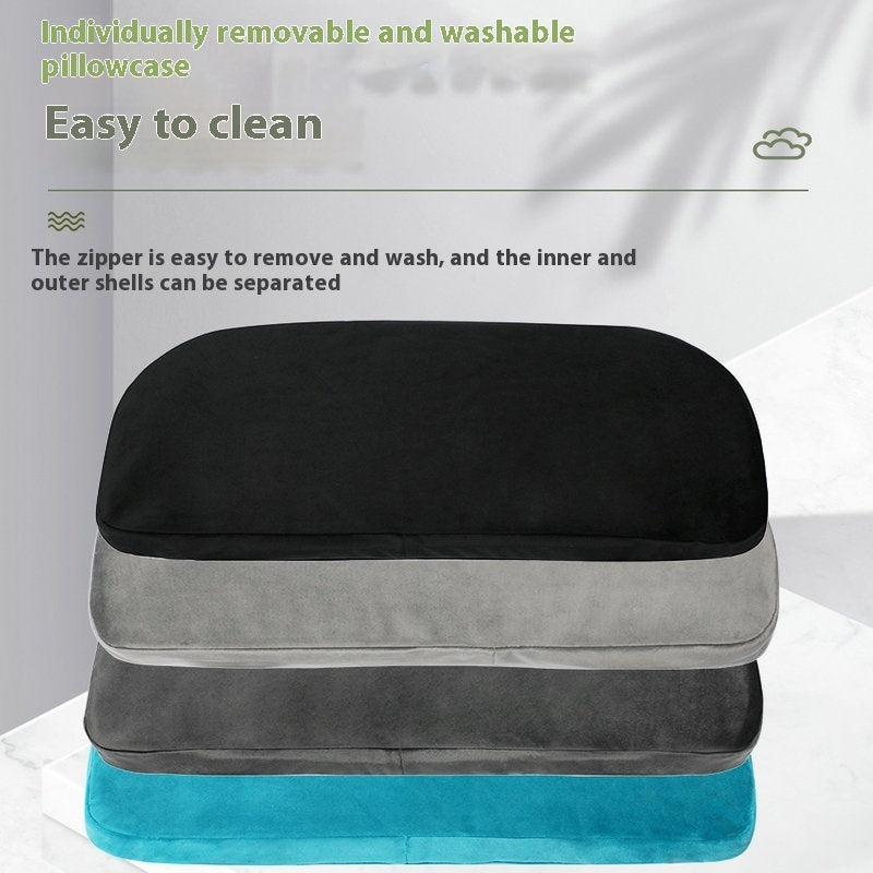 Tabouret de yoga et de méditation confortable en tissu double couche amovible et lavable