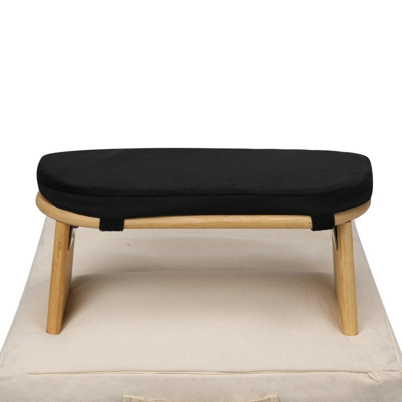 Tabouret de yoga et de méditation confortable en tissu double couche amovible et lavable