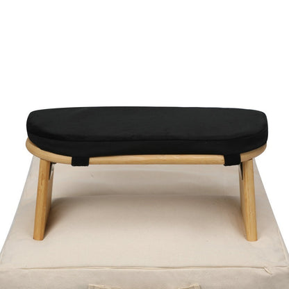 Tabouret de yoga et de méditation confortable en tissu double couche amovible et lavable